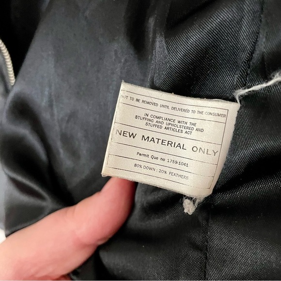 Vintage Polo Jeans Co. Ralph Lauren Black Puffer Vest Down Filled Size Medium - Picture 6 of 7